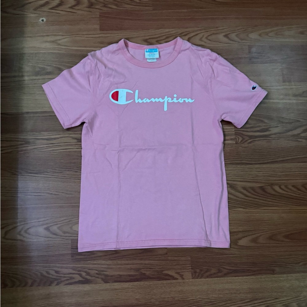Pink Champion cotton T-shirt